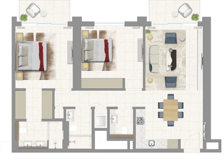 2BR Apartments