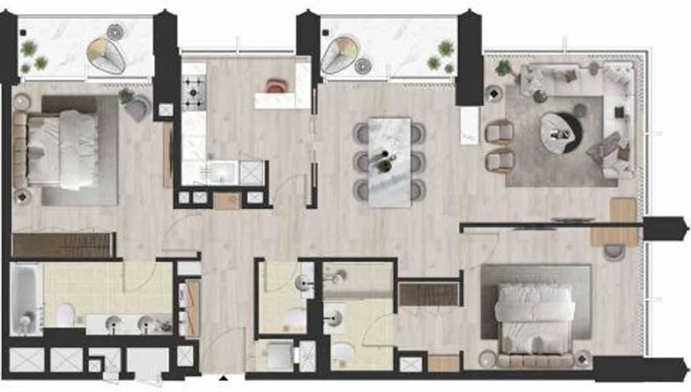2 BR
