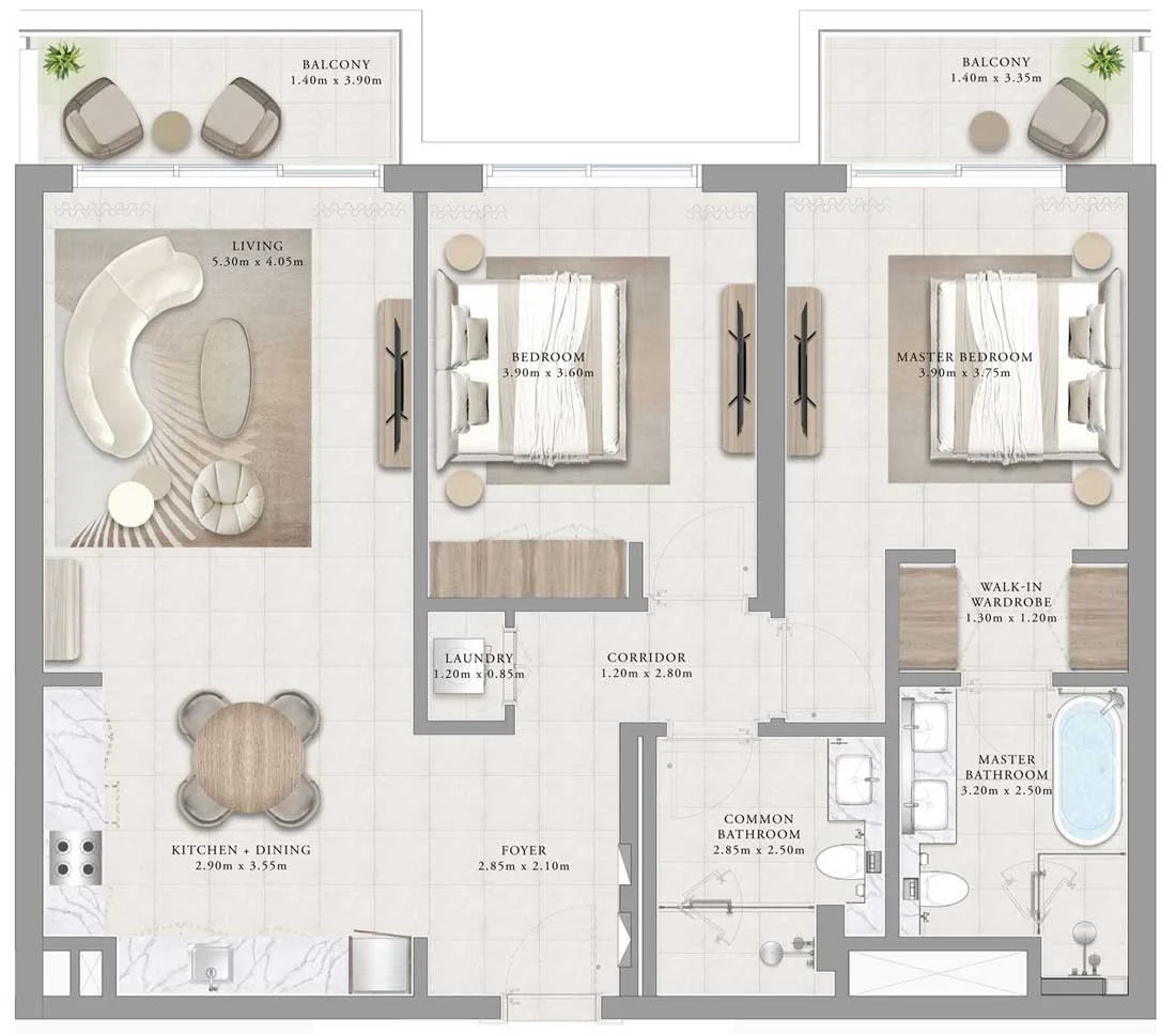 2 BR
