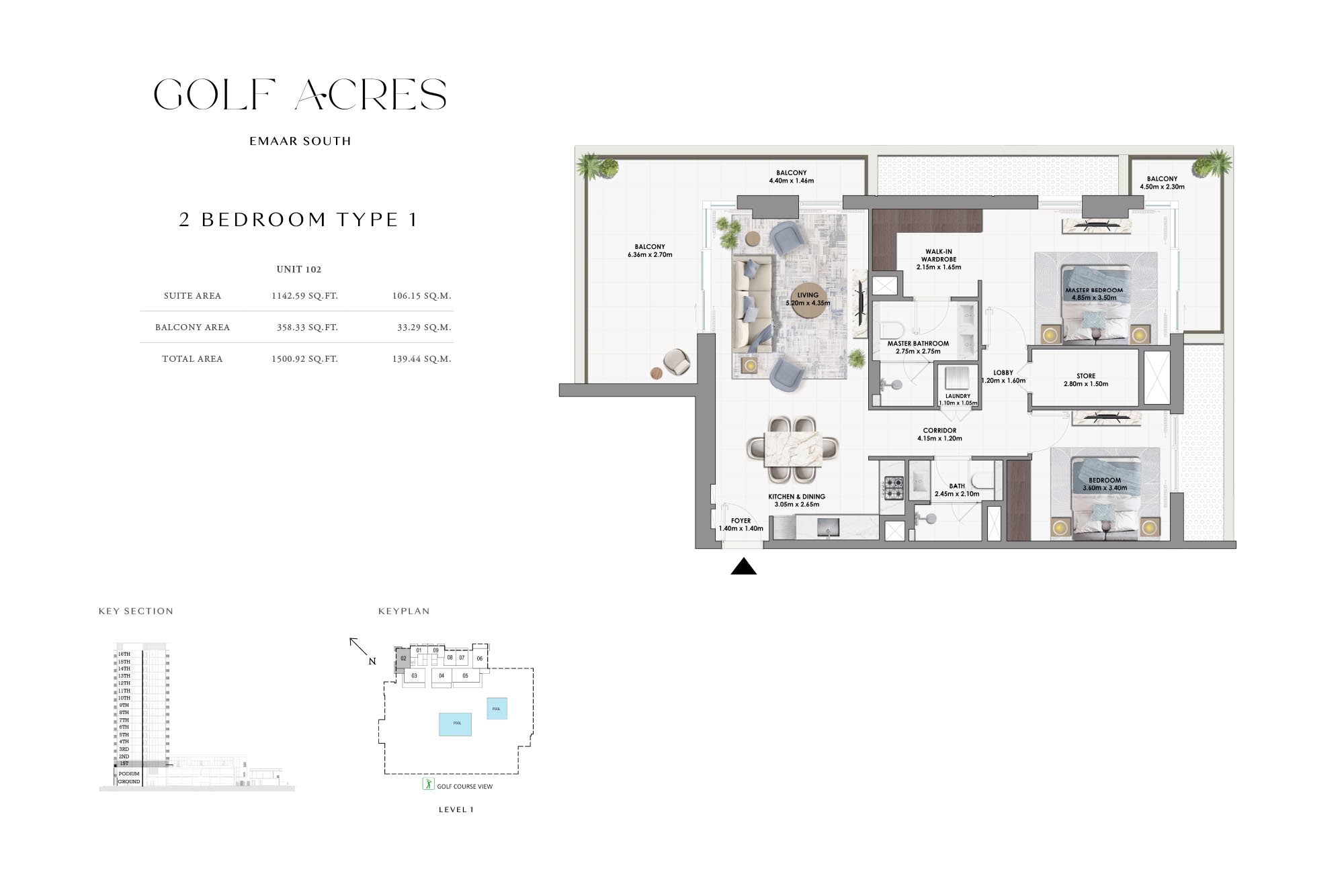 2 BR Apartment