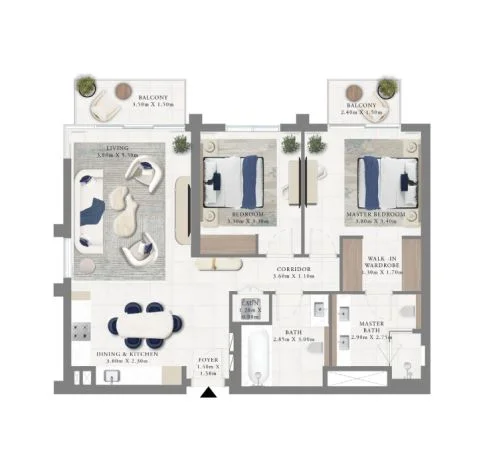 2 BR