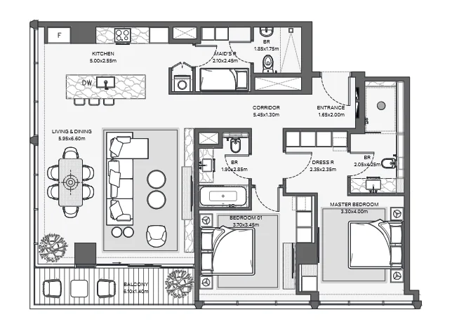 2BR Apartments