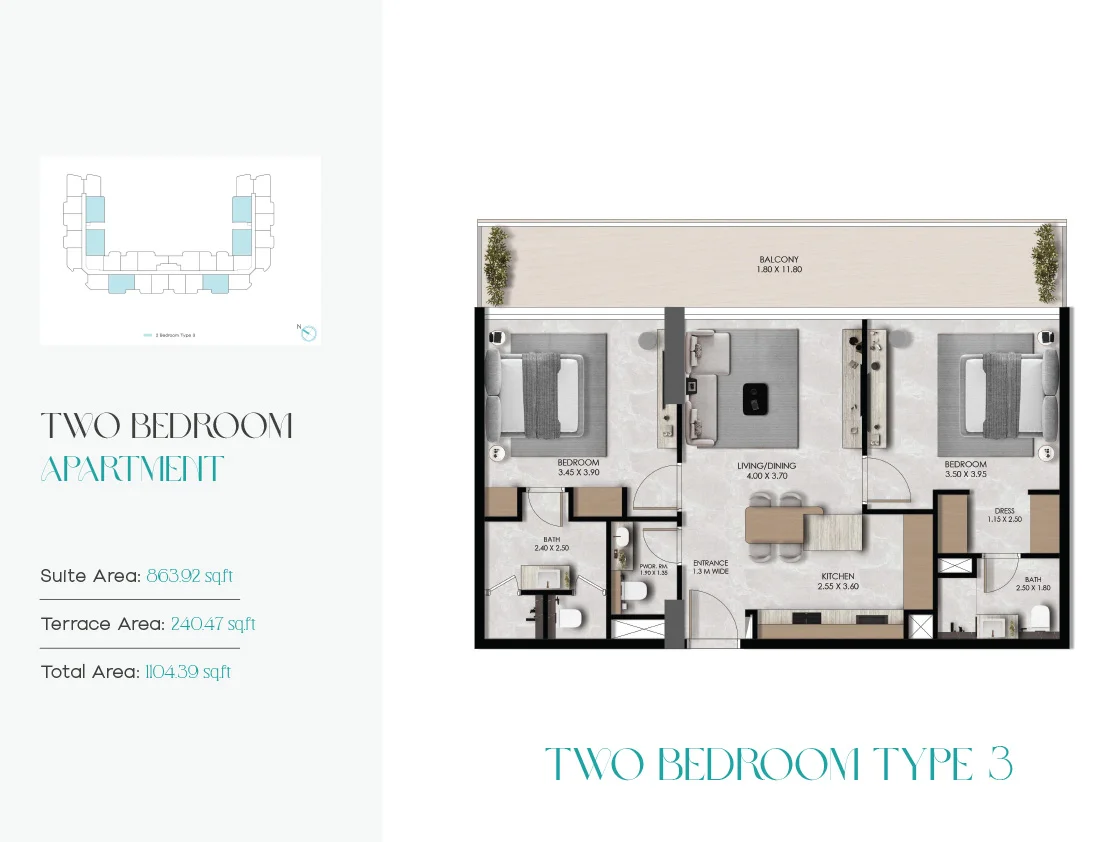 2BR Apartment
