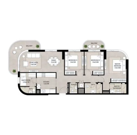 3 BR