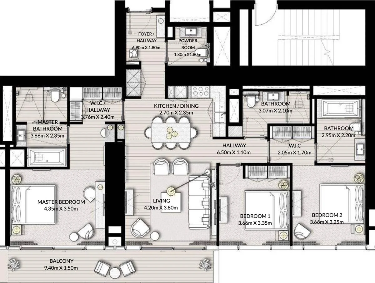 3BR Apartments