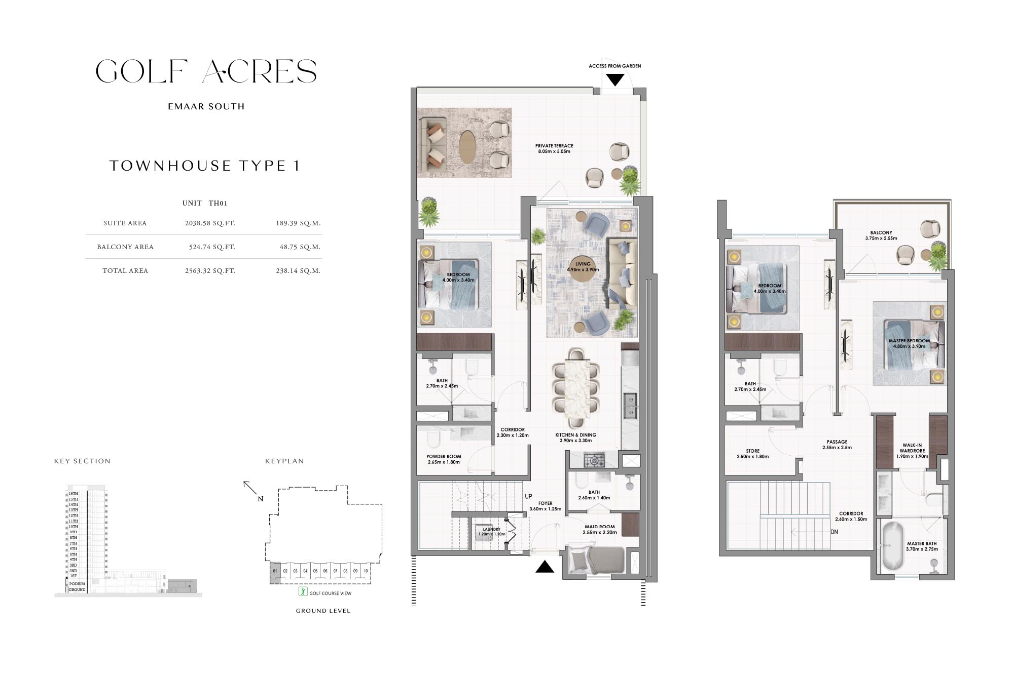 3 BR Townhouse