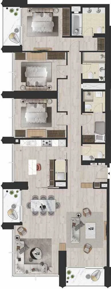 3 BR