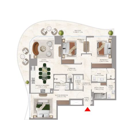 3 BR