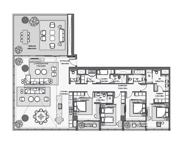 4BR Apartments
