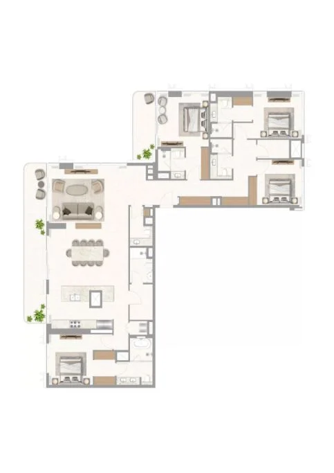 4 BR Penthouse