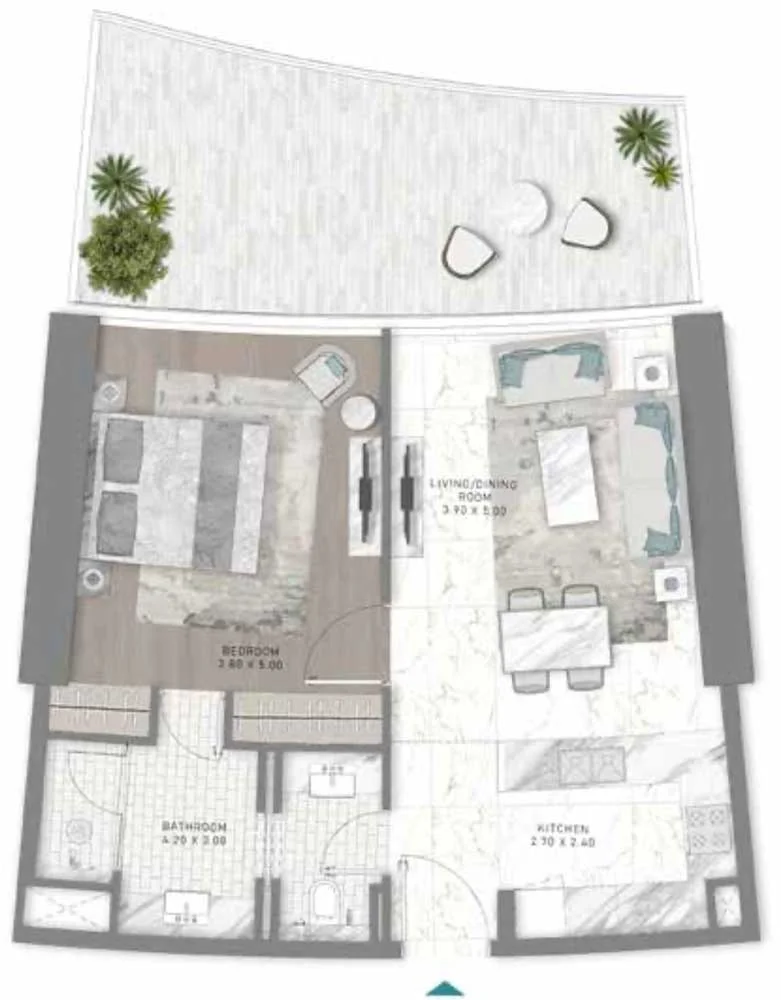 1 BR