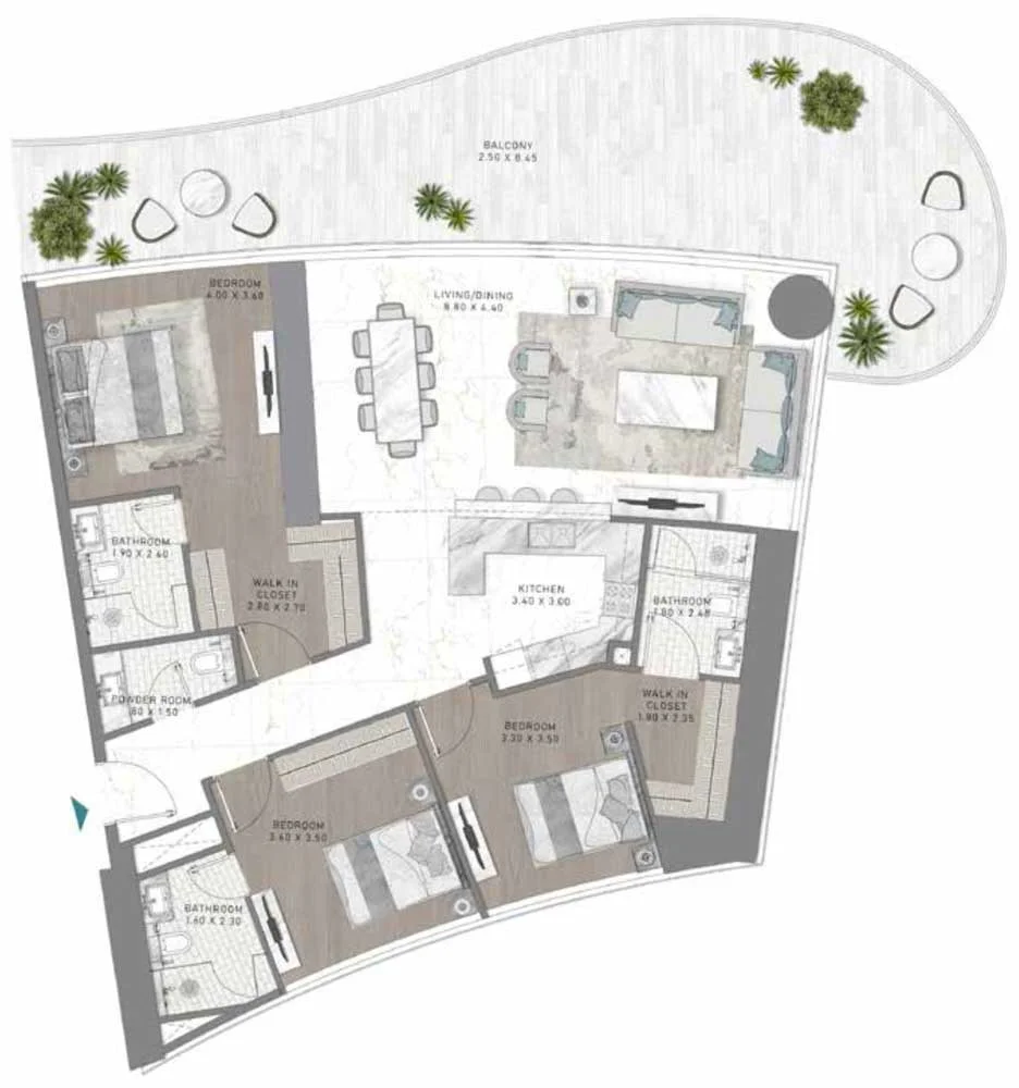 3 BR