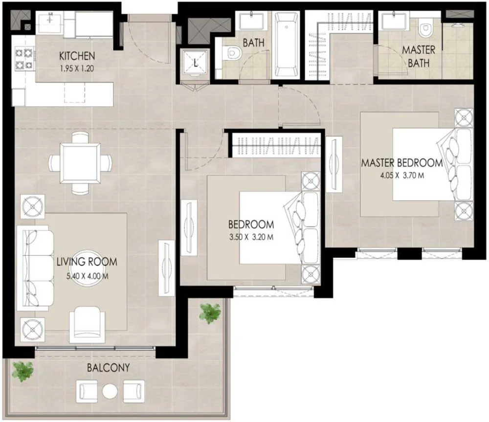 2 BR