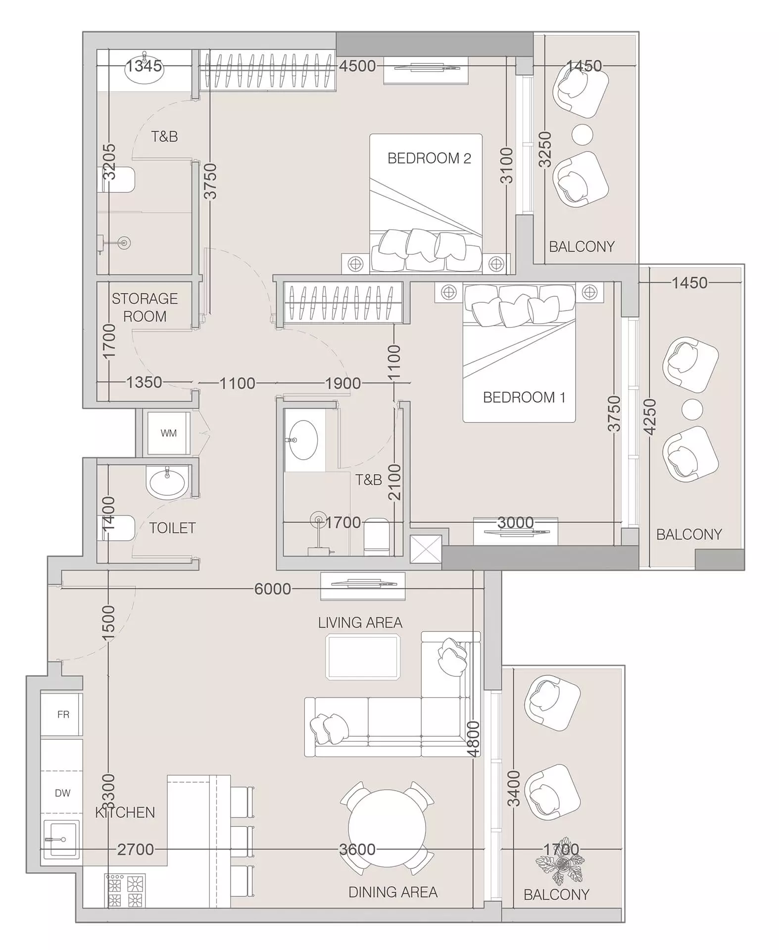2BR Apartment