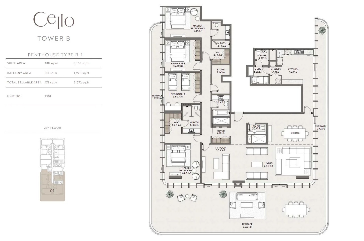 PENTHOUSE TOWER B