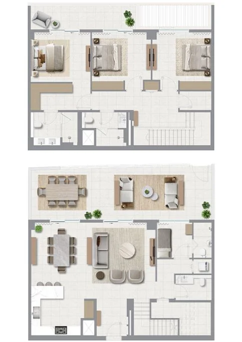 3 BR Townhouse