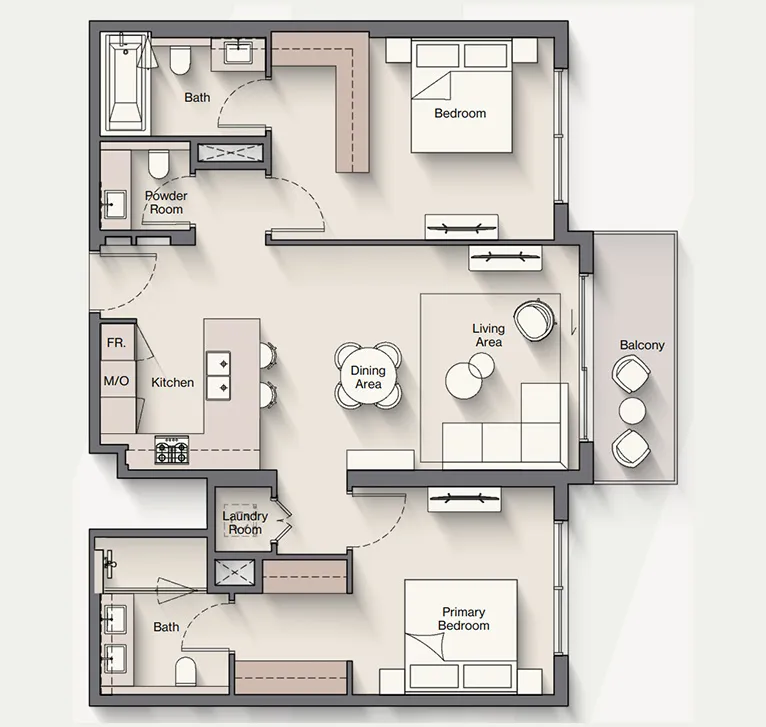 Two Bedroom Apartment